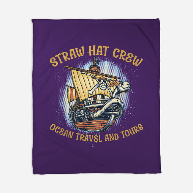 Ocean Travel And Tours-None-Fleece-Blanket-glitchygorilla
