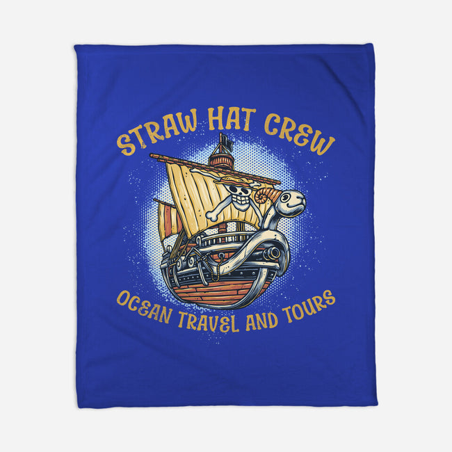 Ocean Travel And Tours-None-Fleece-Blanket-glitchygorilla