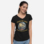 Ocean Travel And Tours-Womens-V-Neck-Tee-glitchygorilla