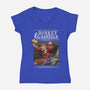 Donkey And Barrels-Womens-V-Neck-Tee-NMdesign