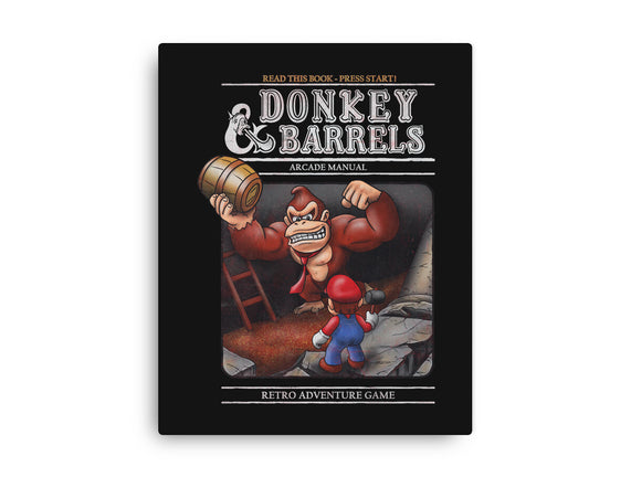 Donkey And Barrels