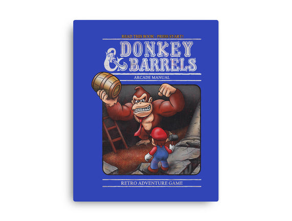 Donkey And Barrels