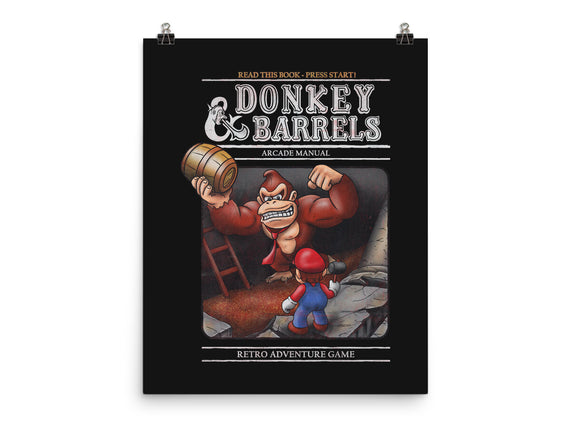 Donkey And Barrels