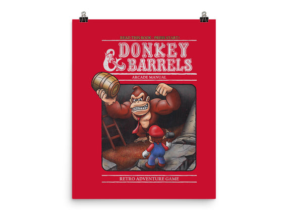 Donkey And Barrels