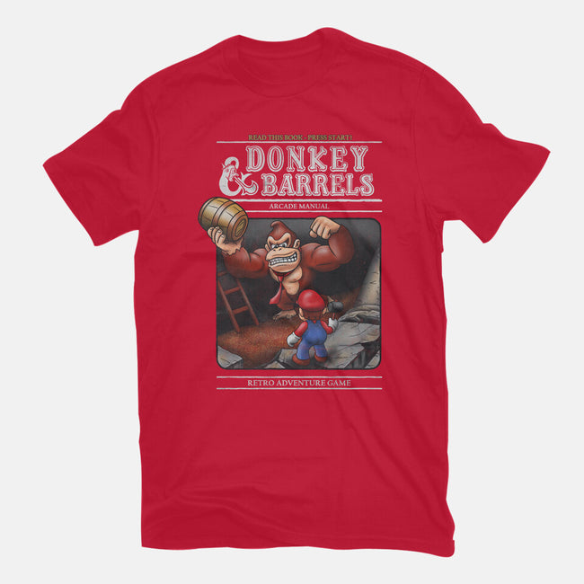 Donkey And Barrels-Womens-Fitted-Tee-NMdesign