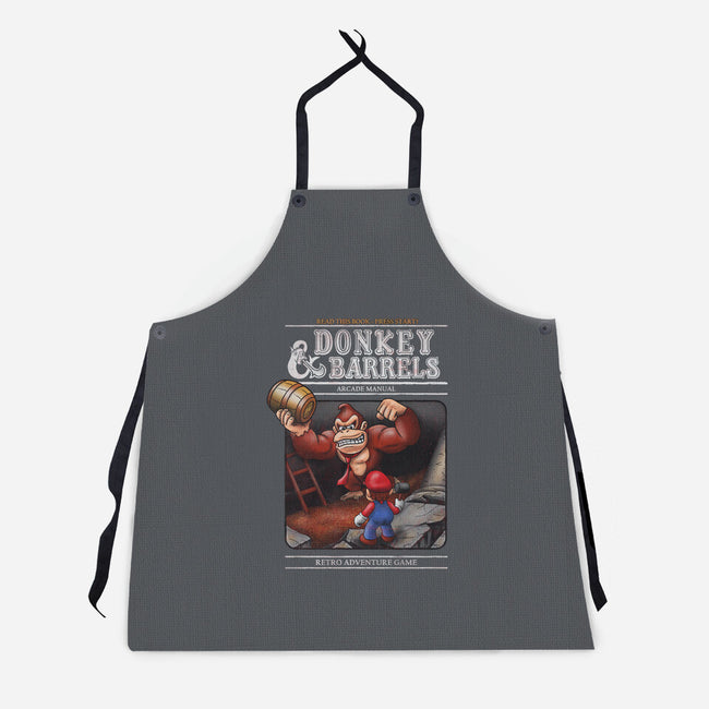 Donkey And Barrels-Unisex-Kitchen-Apron-NMdesign