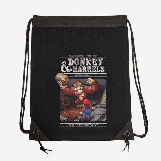 Donkey And Barrels-None-Drawstring-Bag-NMdesign