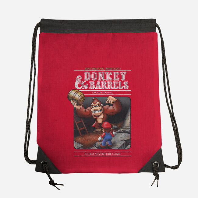 Donkey And Barrels-None-Drawstring-Bag-NMdesign