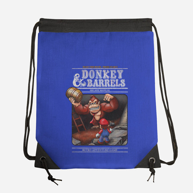 Donkey And Barrels-None-Drawstring-Bag-NMdesign