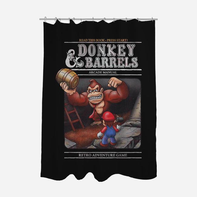 Donkey And Barrels-None-Polyester-Shower Curtain-NMdesign