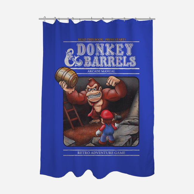Donkey And Barrels-None-Polyester-Shower Curtain-NMdesign