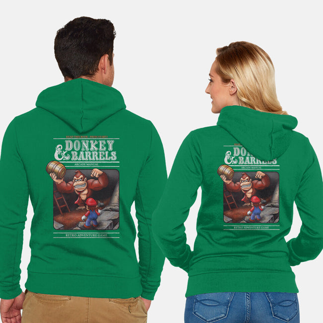 Donkey And Barrels-Unisex-Zip-Up-Sweatshirt-NMdesign
