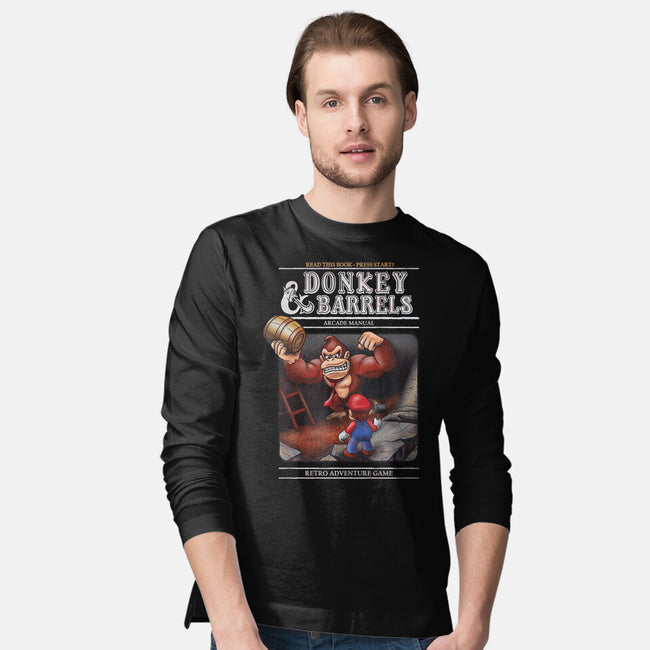Donkey And Barrels-Mens-Long Sleeved-Tee-NMdesign