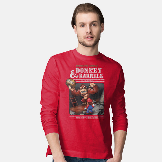 Donkey And Barrels-Mens-Long Sleeved-Tee-NMdesign