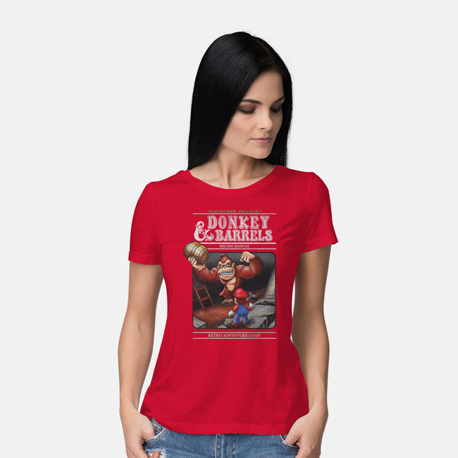 Donkey And Barrels-Womens-Basic-Tee-NMdesign