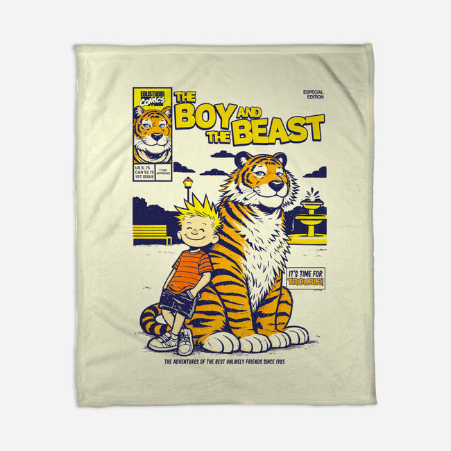 Boy And Beast-None-Fleece-Blanket-Eoli Studio