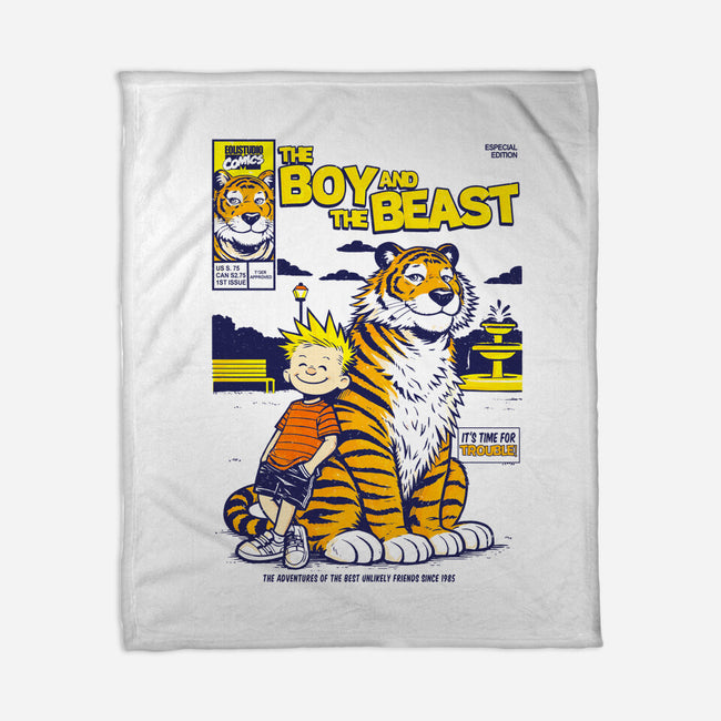 Boy And Beast-None-Fleece-Blanket-Eoli Studio