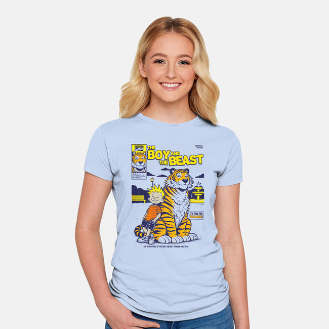 Boy And Beast-Womens-Fitted-Tee-Eoli Studio