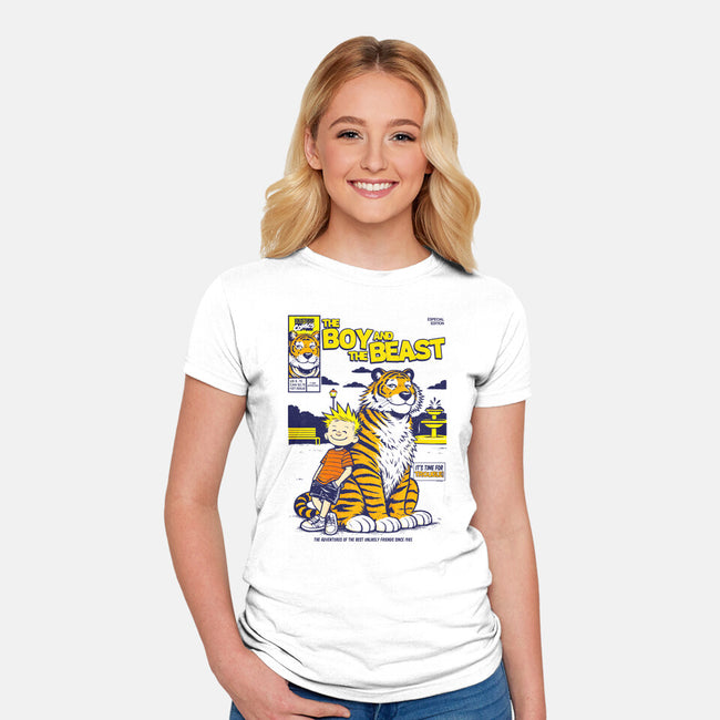 Boy And Beast-Womens-Fitted-Tee-Eoli Studio