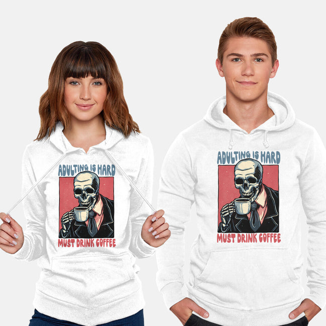 Must Drink Coffee-Unisex-Pullover-Sweatshirt-glitchygorilla