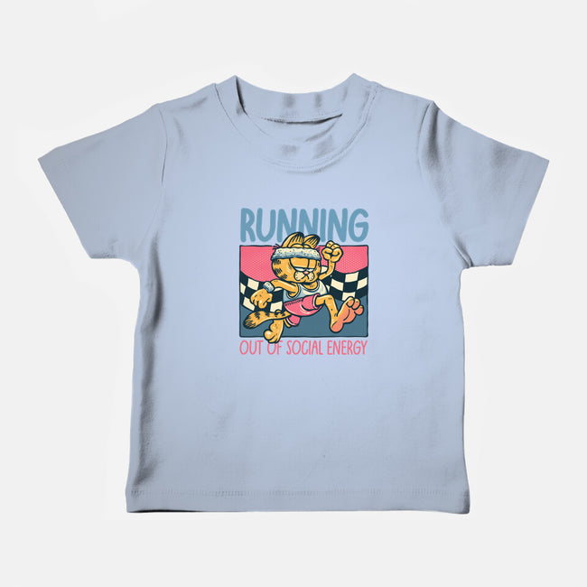 Running Out Of Social Energy-Baby-Basic-Tee-glitchygorilla