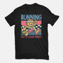 Running Out Of Social Energy-Womens-Fitted-Tee-glitchygorilla