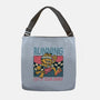 Running Out Of Social Energy-None-Adjustable Tote-Bag-glitchygorilla