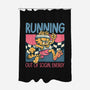 Running Out Of Social Energy-None-Polyester-Shower Curtain-glitchygorilla