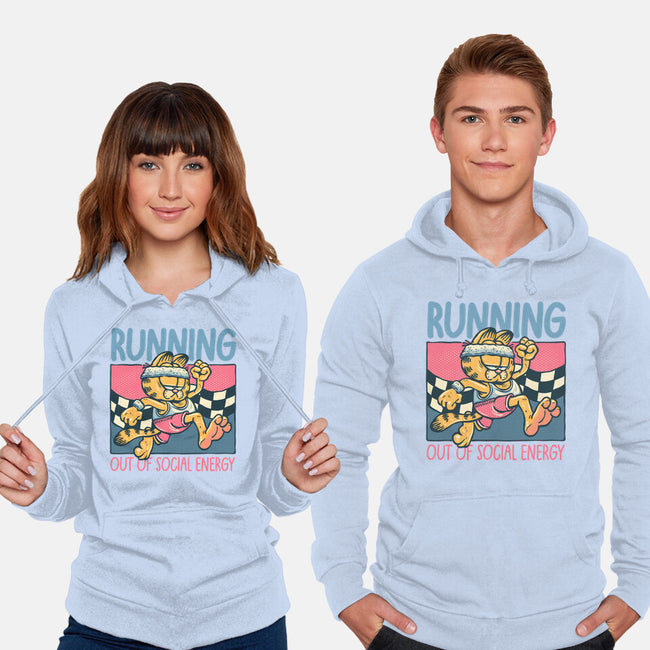 Running Out Of Social Energy-Unisex-Pullover-Sweatshirt-glitchygorilla