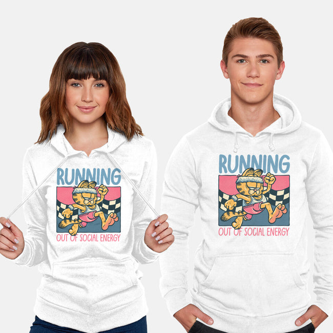 Running Out Of Social Energy-Unisex-Pullover-Sweatshirt-glitchygorilla