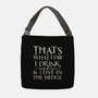 I Know Things-None-Adjustable Tote-Bag-rocketman_art