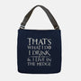 I Know Things-None-Adjustable Tote-Bag-rocketman_art