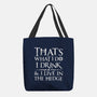 I Know Things-None-Basic Tote-Bag-rocketman_art