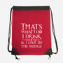 I Know Things-None-Drawstring-Bag-rocketman_art