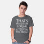 I Know Things-Mens-Basic-Tee-rocketman_art
