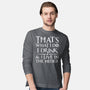 I Know Things-Mens-Long Sleeved-Tee-rocketman_art