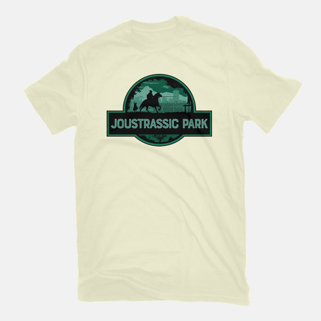 Joustrassic Park-Mens-Basic-Tee-rocketman_art