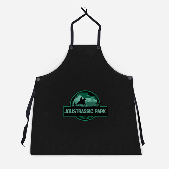 Joustrassic Park-Unisex-Kitchen-Apron-rocketman_art