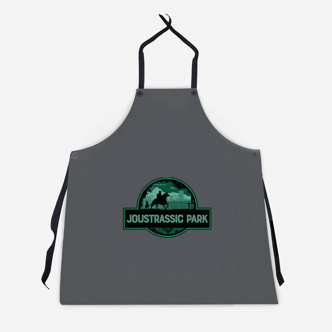 Joustrassic Park-Unisex-Kitchen-Apron-rocketman_art