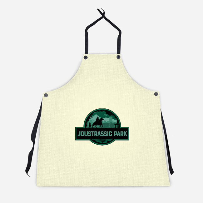 Joustrassic Park-Unisex-Kitchen-Apron-rocketman_art