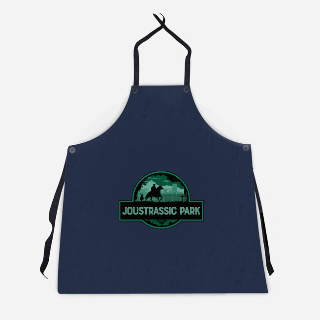 Joustrassic Park-Unisex-Kitchen-Apron-rocketman_art