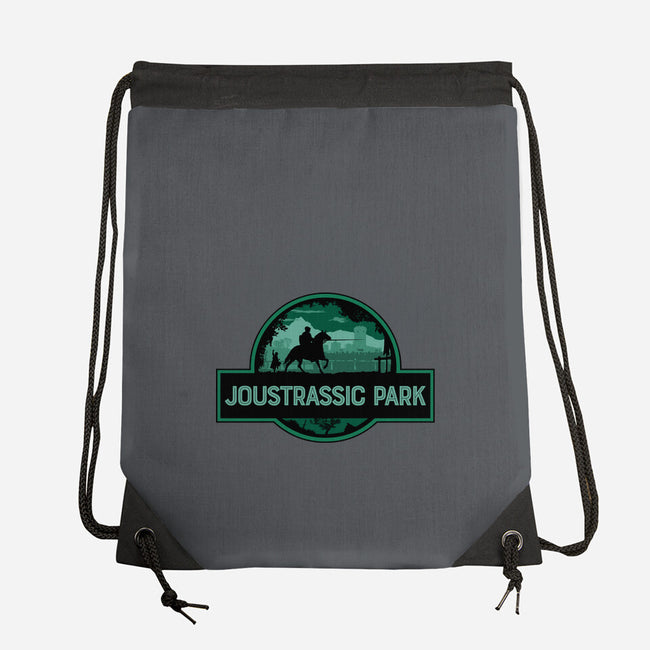 Joustrassic Park-None-Drawstring-Bag-rocketman_art