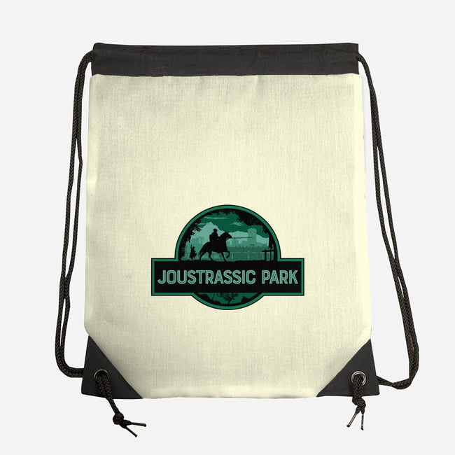 Joustrassic Park-None-Drawstring-Bag-rocketman_art