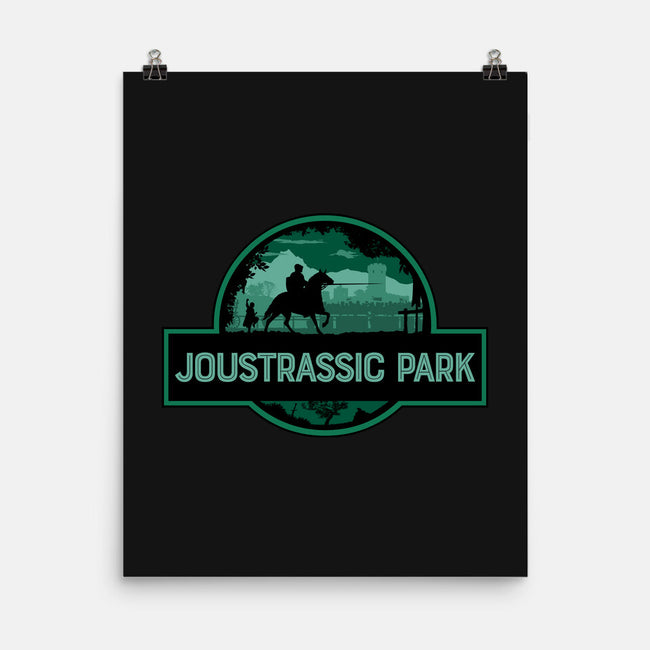 Joustrassic Park-None-Matte-Poster-rocketman_art
