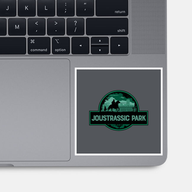 Joustrassic Park-None-Glossy-Sticker-rocketman_art