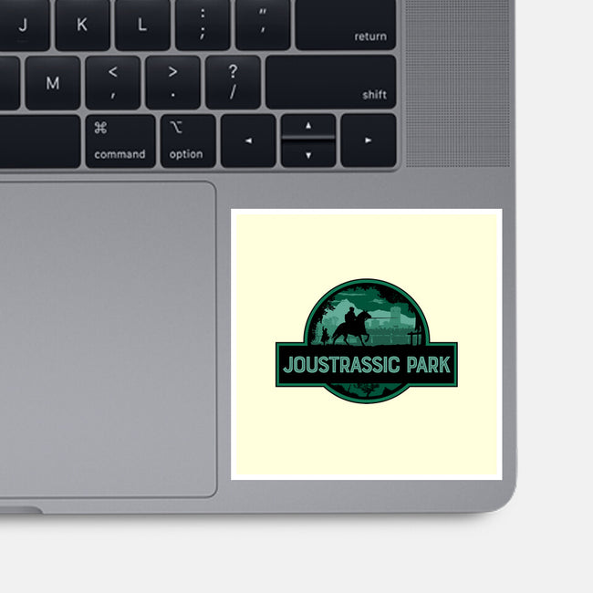 Joustrassic Park-None-Glossy-Sticker-rocketman_art