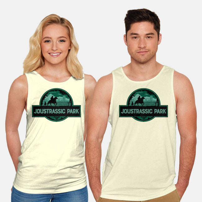Joustrassic Park-Unisex-Basic-Tank-rocketman_art
