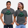 Joustrassic Park-Unisex-Basic-Tee-rocketman_art