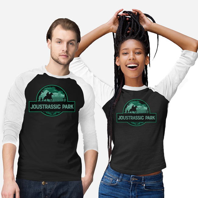 Joustrassic Park-Unisex-Baseball-Tee-rocketman_art