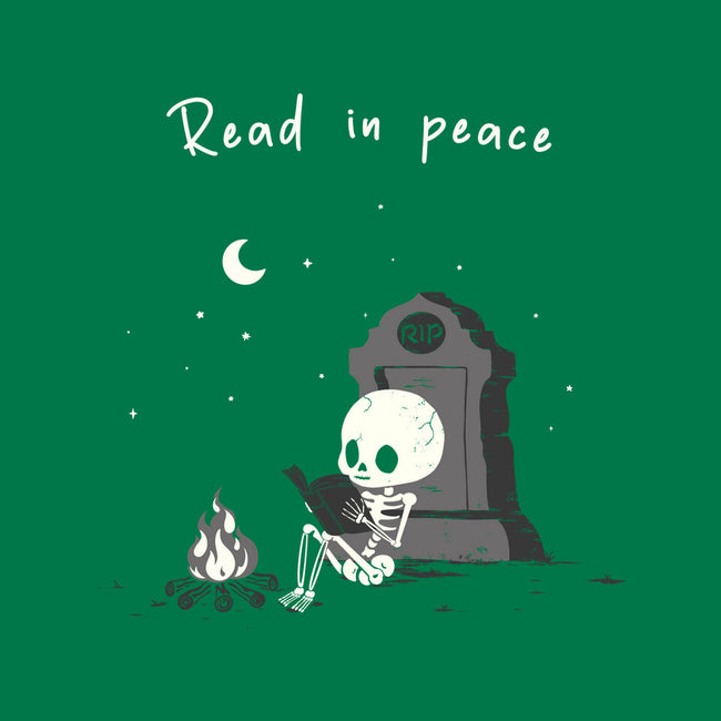 Skeleton Reading-None-Adjustable Tote-Bag-Mattania